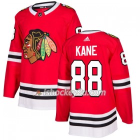 Mænd NHL Chicago Blackhawks Trøje Patrick Kane 88 Adidas 2017-2018 Rød Authentic